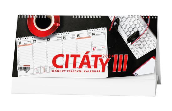 Pracovní kalendář Citáty III - stolní kalendář