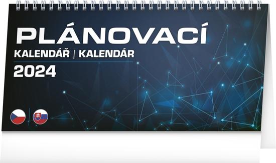 Plánovací kalendář CZ/SK 2024 - stolní kalendář