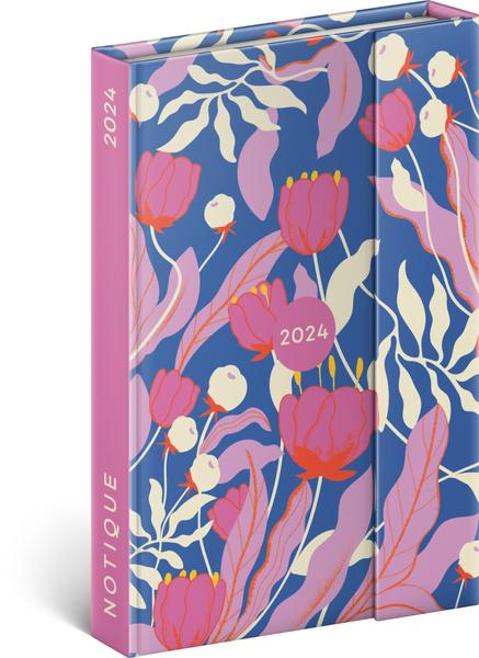 Týdenní magnetický diář Tulipány 2024