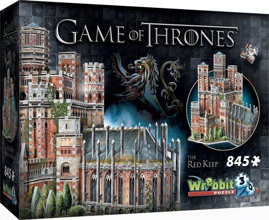 WREBBIT 3D puzzle Hra o trůny: The Red Keep 845 dílků - 02017 / WP-W3D-2017