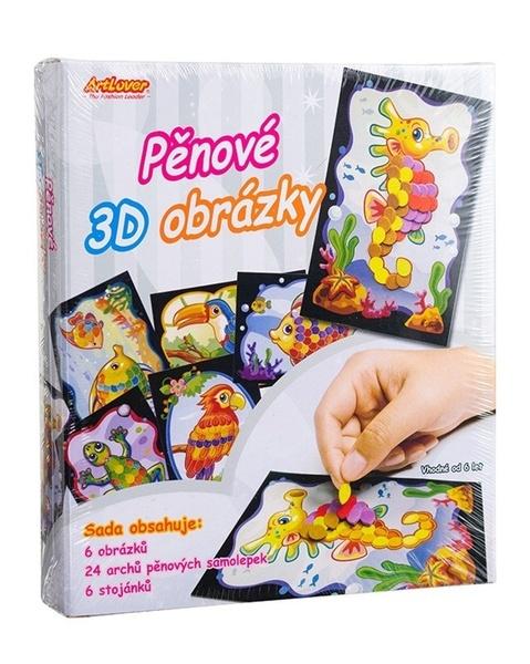 ARTLOVER Pěnové 3D obrázky - sada 6ks - 3DF-CB100