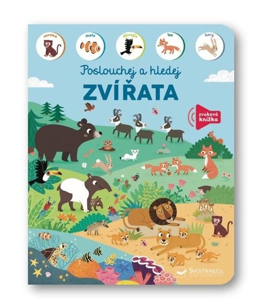 Levně Zvířata Poslouchej a hledej