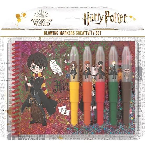 Levně Harry Potter - Set s foukacími fixy a notesem