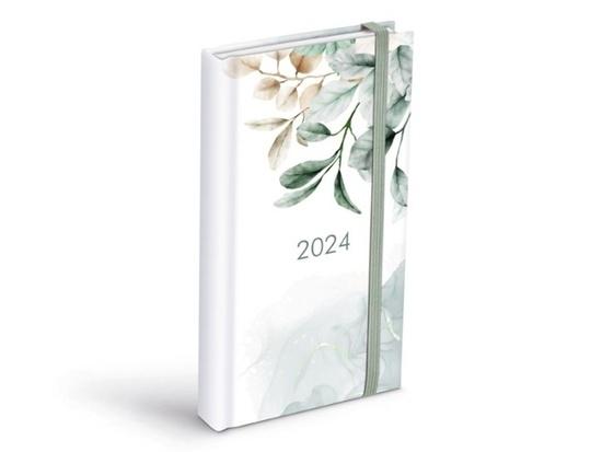 Diář 2024 D802 Lamino 2 s gumkou denní