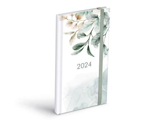 Diář 2024 T806 Lamino 2 s gumkou týdenní