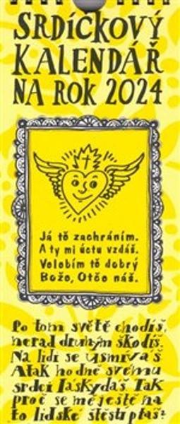 Srdíčkový kalendář na rok 2024 - 9788087704462
