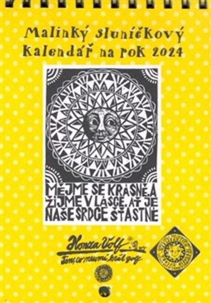 Malinký sluníčkový kalendář na rok 2024 - 9788087704479