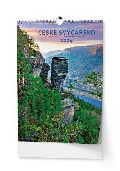 České Švýcarsko 2024 - nástěnný kalendář