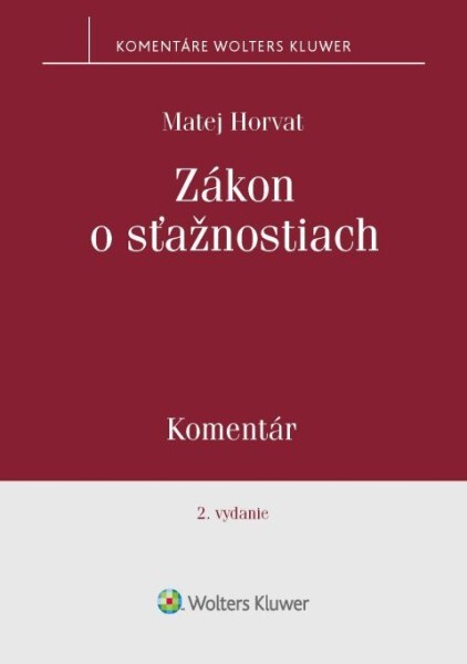 Levně Zákon o sťažnostiach