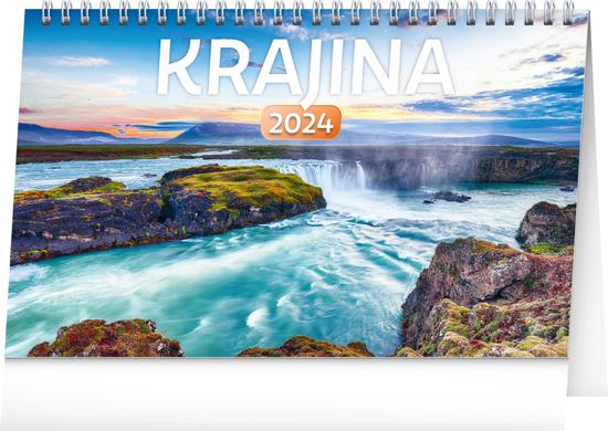 Krajina CZ/SK 2024 - stolní kalendář
