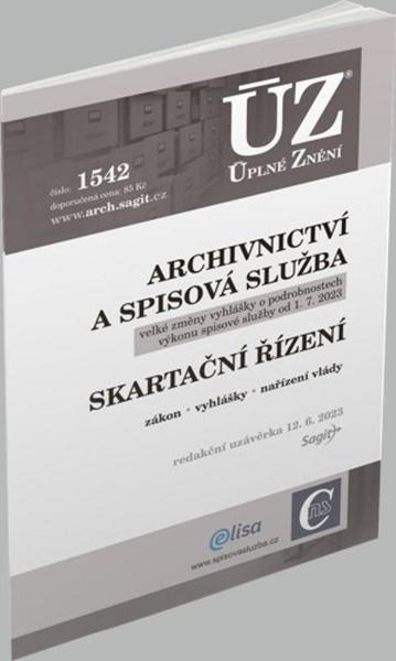 Levně ÚZ 1542 Archivnictví