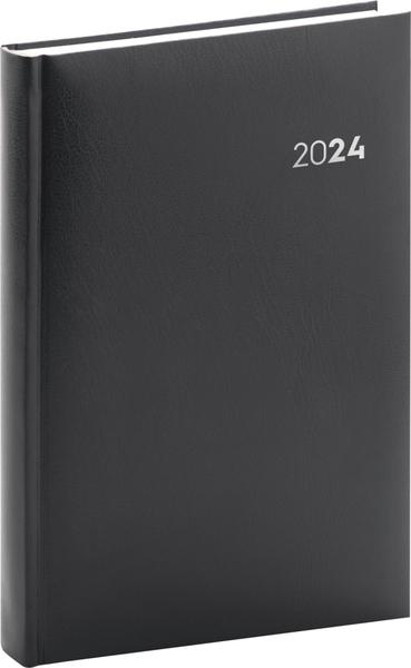 Denní diář Balacron 2024 černý
