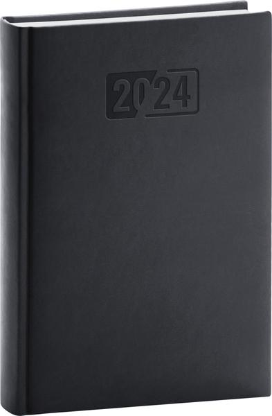 Denní diář Aprint 2024 černý