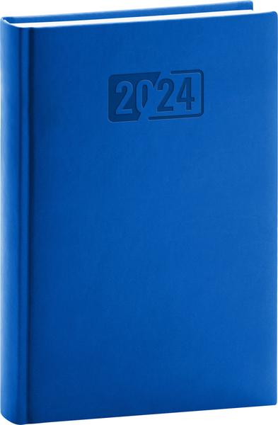 Denní diář Aprint 2024 modrý