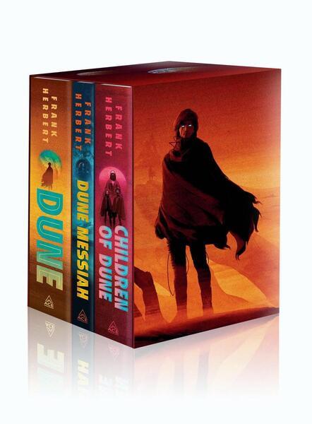 Levně Frank Herbert's Dune Saga 3-Book Deluxe Hardcover Boxed Set