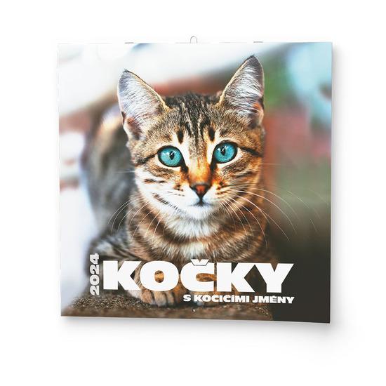 Kočky 2024 - nástěnný kalendář