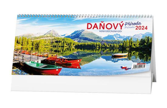 Daňový kalendář 2024 Příroda - stolní kalendář