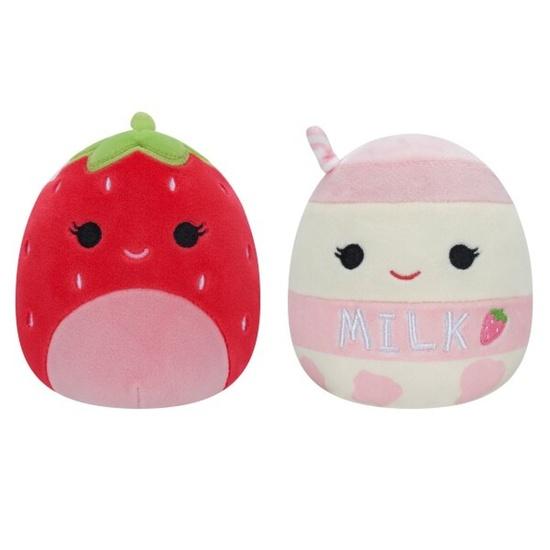 SQUISHMALLOWS 2v1 jahoda Scarlet a mlíčko Amelie - SQFP00067