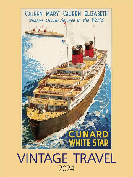 Vintage Travel 2024 - nástěnný kalendář