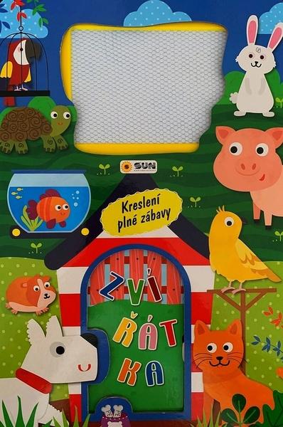 Levně Zvířátka - Kreslení plné zábavy s magnetickou kreslící tabulkou