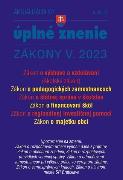 Aktualizácia V/1 2023 – štátna služba, informačné technológie verejnej správy