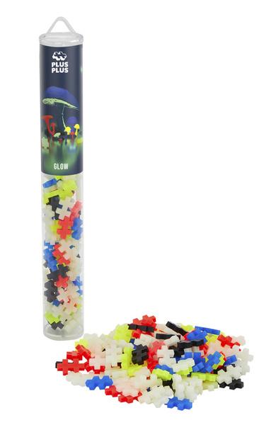 Levně Plus-Plus Glow Mix Tuba 100 ks