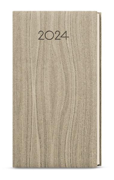 Týdenní diář 2024 Jakub Wood kapesní světle hnědá