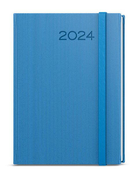 Týdenní diář 2024 Oskar Vigo A5 modrá