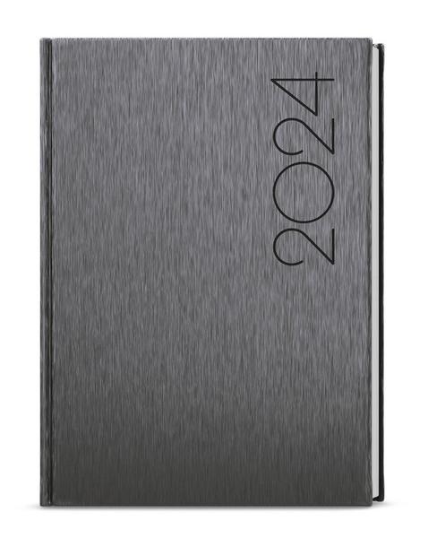 Týdenní diář 2024 Oskar ForMen A5 Grey