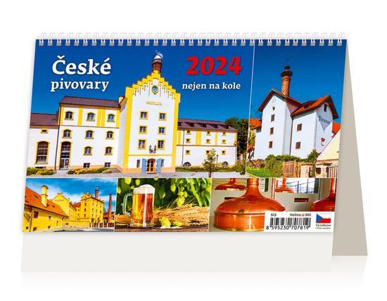 České pivovary nejen na kole - stolní kalendář 2024