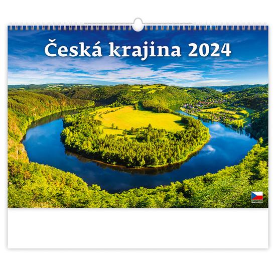 Česká krajina - nástěnný kalendář 2024