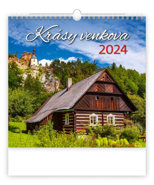 Krásy venkova - nástěnný kalendář 2024