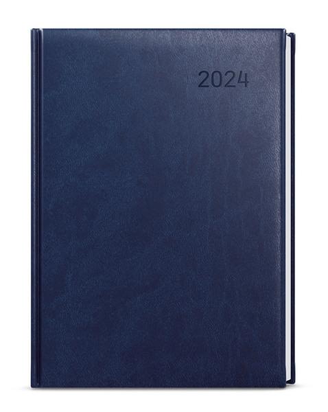 Týdenní diář 2024 Tomáš Vivella A4 modrá