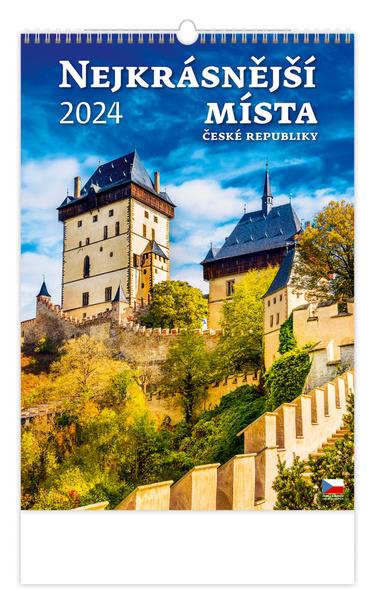 Nejkrásnější místa ČR - nástěnný kalendář 2024