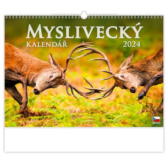 Myslivecký kalendář - nástěnný kalendář 2024