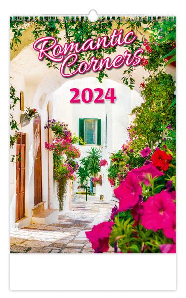 Romantic Corners - nástěnný kalendář 2024