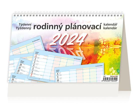 Týdenní rodinný plánovací kalendář