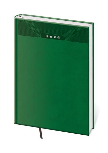 Denní diář A5 Print Classic zelený