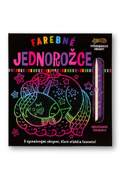 Levně Farebné jednorožce Vyškrabovacie obrázky
