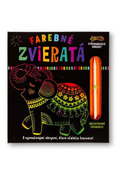 Levně Farebné zvieratá Vyškrabovacie obrázky