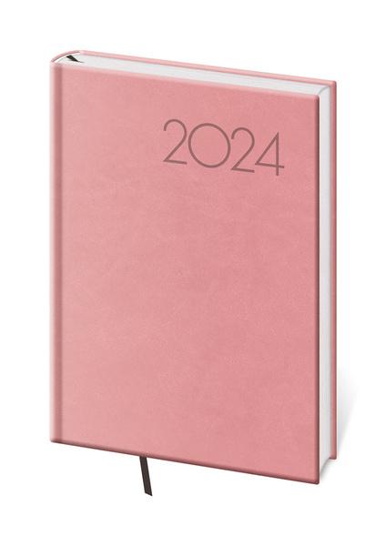 Týdenní diář A5 Print Pop růžový