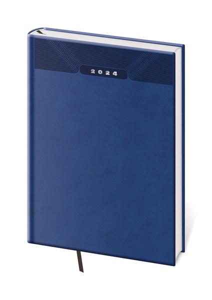 Týdenní diář A5 Print Classic modrý