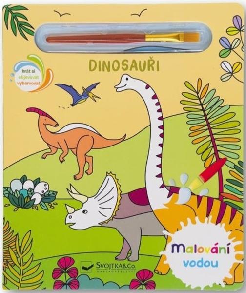 Malování vodou Dinosauři - 9788025634233