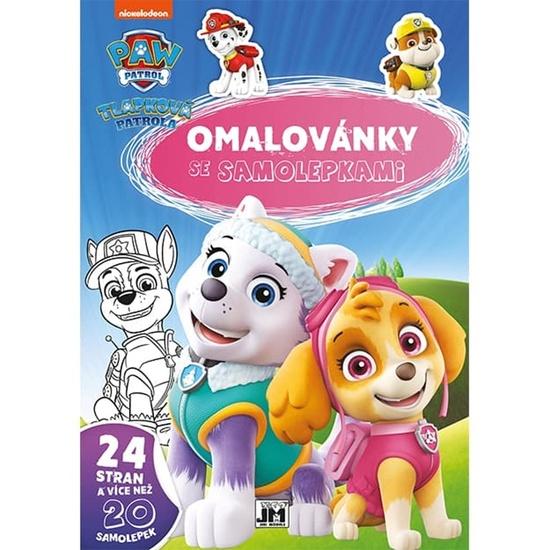 Levně Omalovánky se samolepkami Tlapková patrola