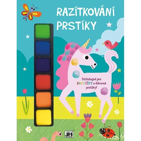 Levně Jednorožec Razítkování prstíky