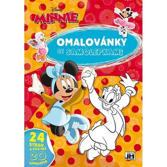 Levně Omalovánky A4 se samolepkami Minnie