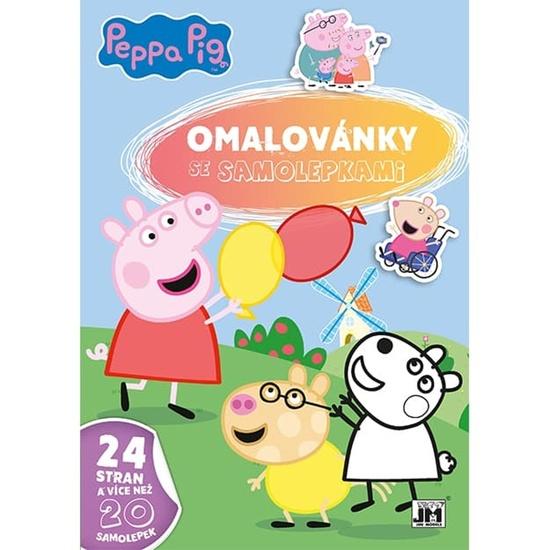 Levně Omalovánky se samolepkami Peppa Pig