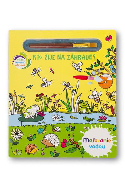 Levně Kdo žije na zahradě? Malování vodou