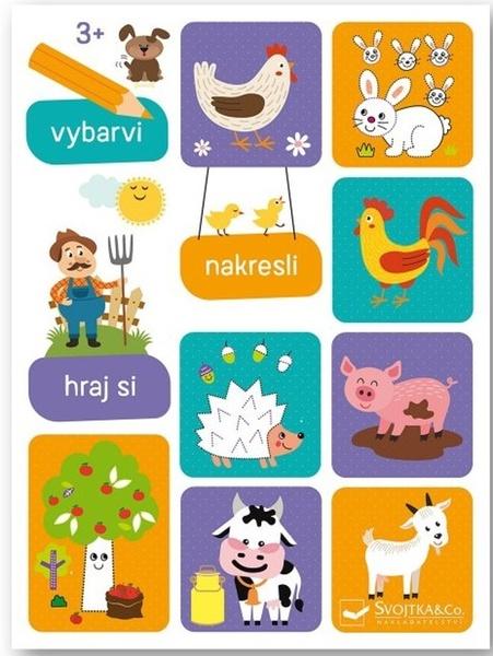Levně Vybarvi, nakresli, hraj si 3+