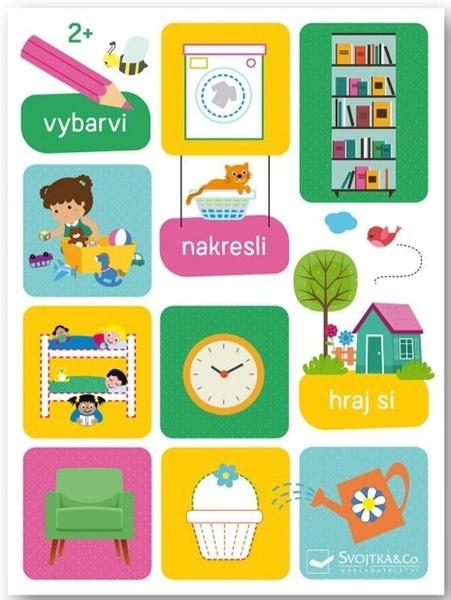 Vybarvi, nakresli, hraj si 2+ - 9788025634417